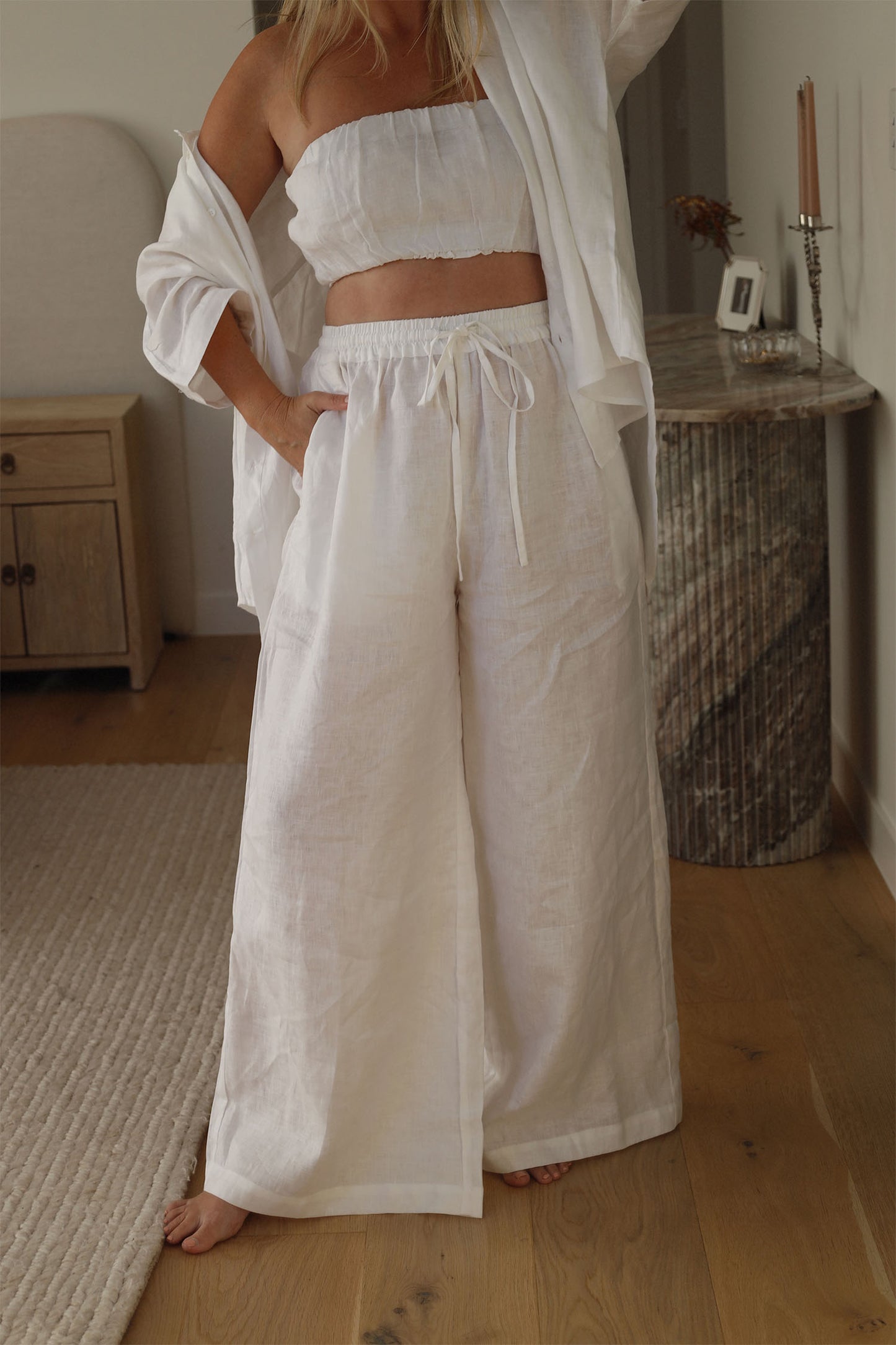 HALLE PANT - White