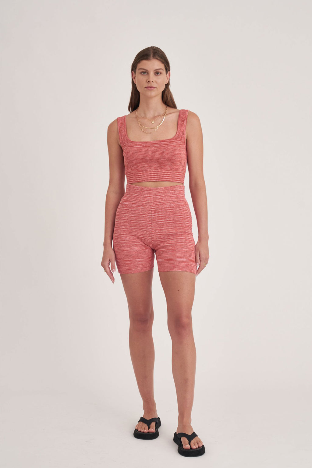 ADELINE SHORTS - Red/Pink