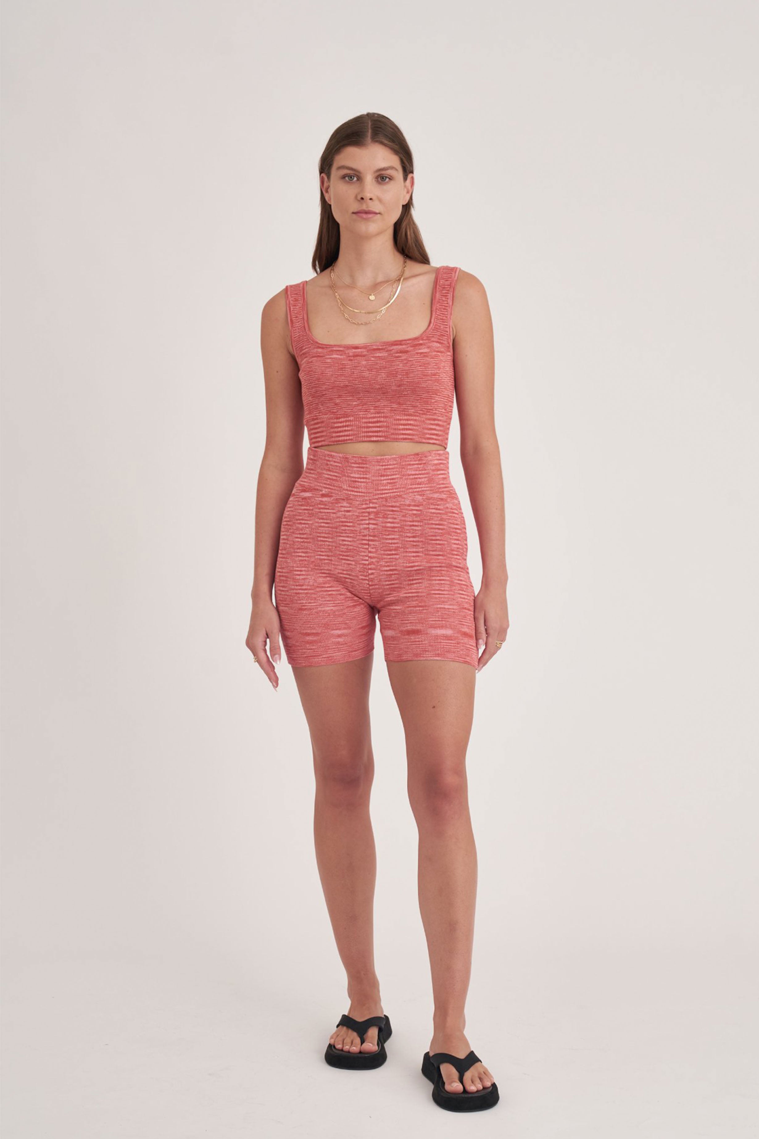 ADELINE SHORTS - Red/Pink