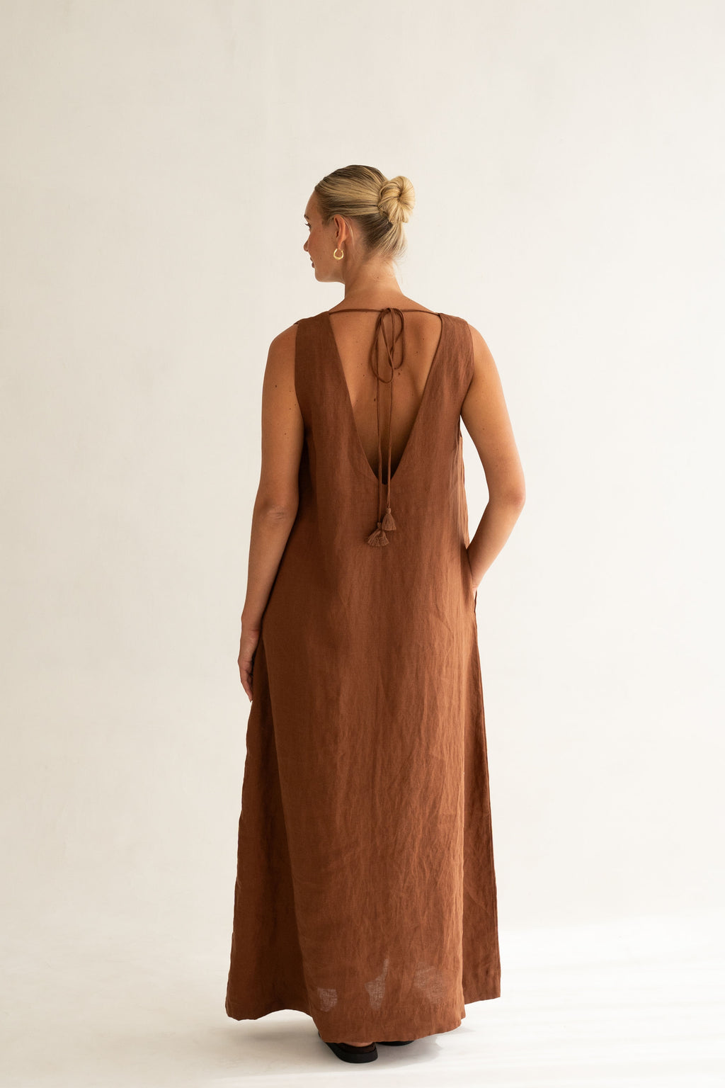 CELINE DRESS - Cinnamon