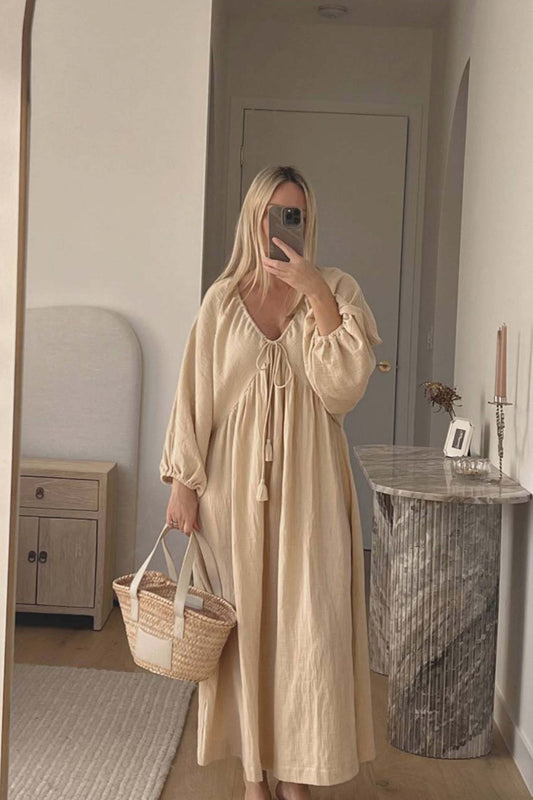 CAMILLA DRESS - Natural