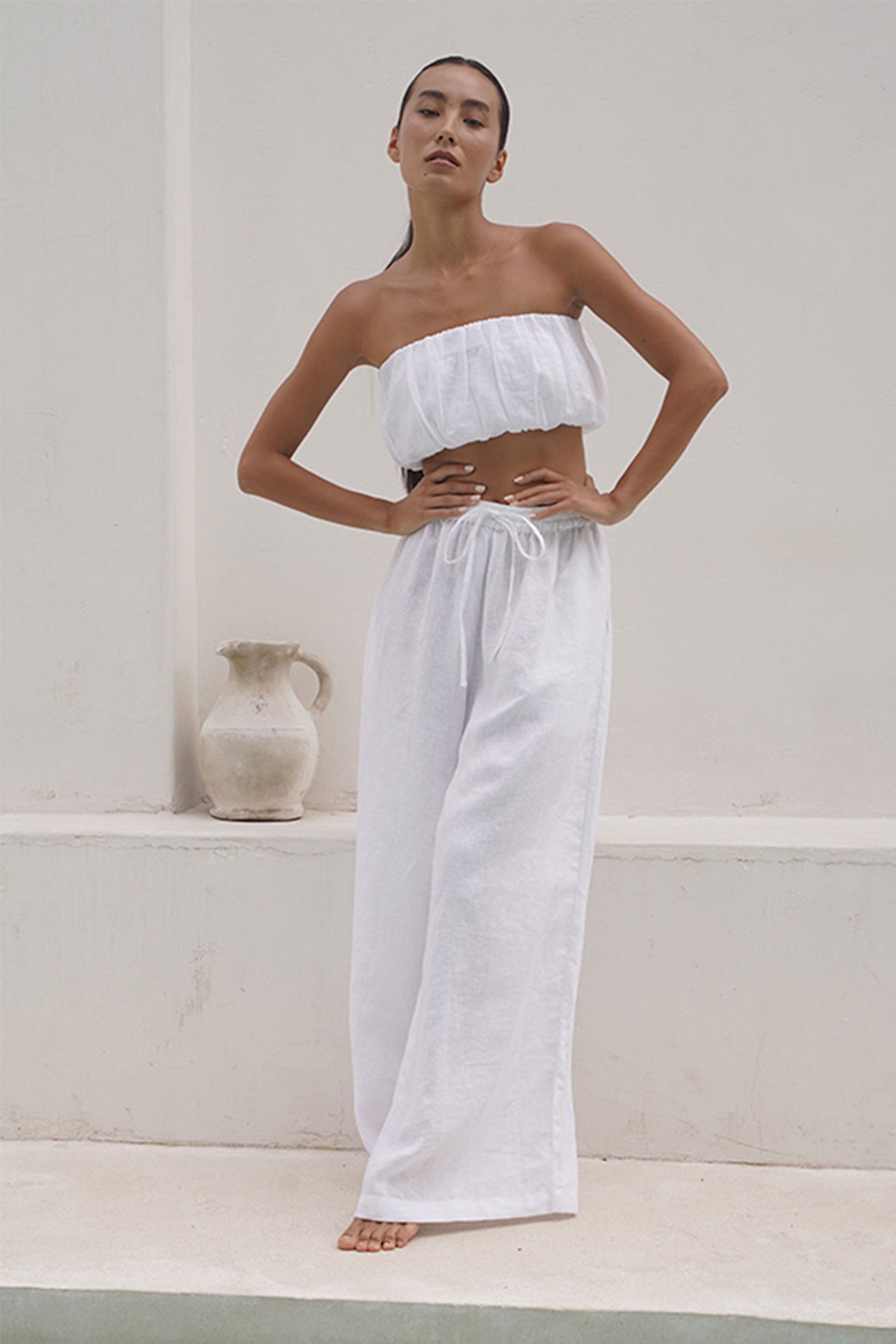 LOU BANDEAU - White