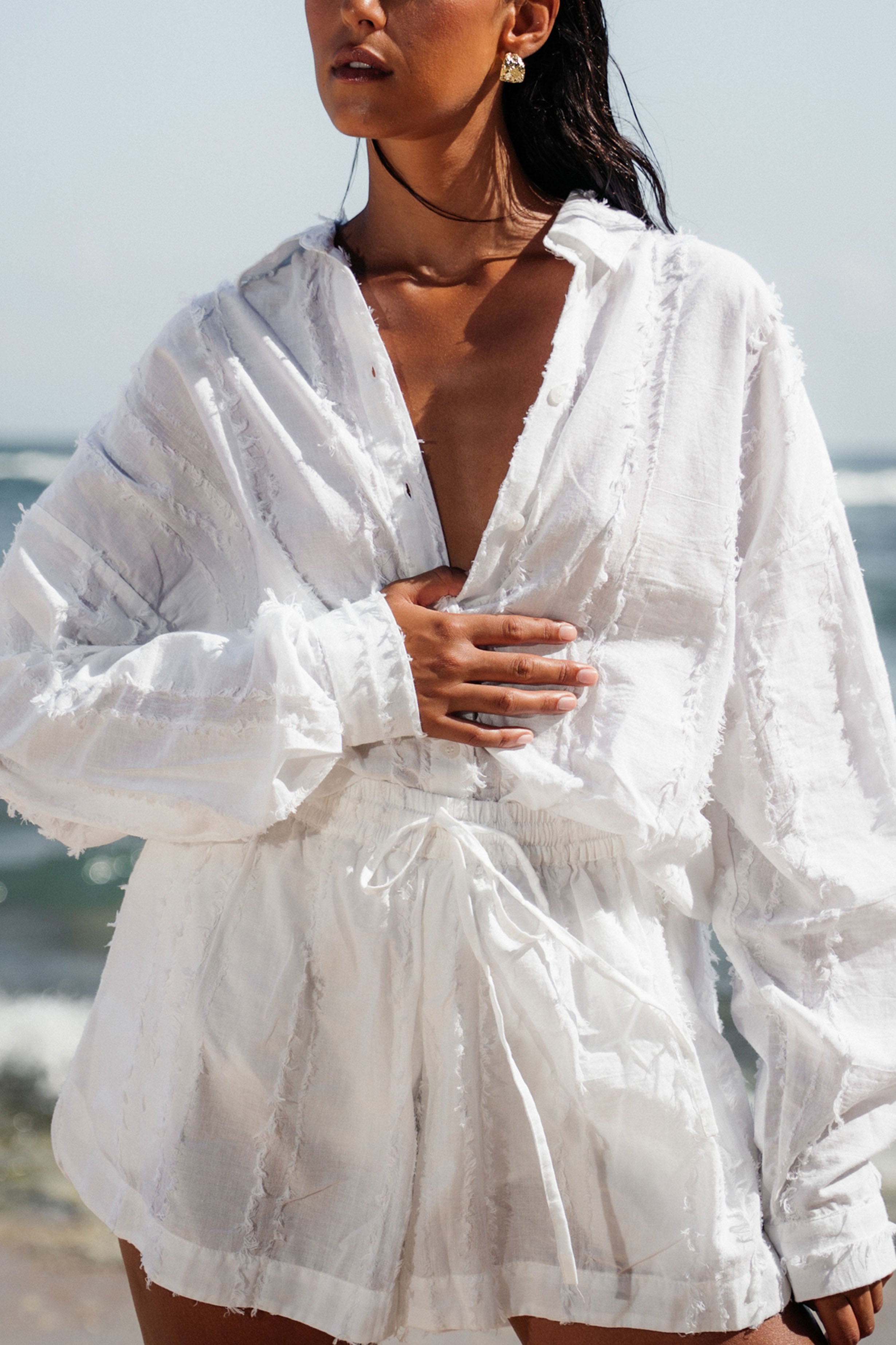 NOLA SHORT - White