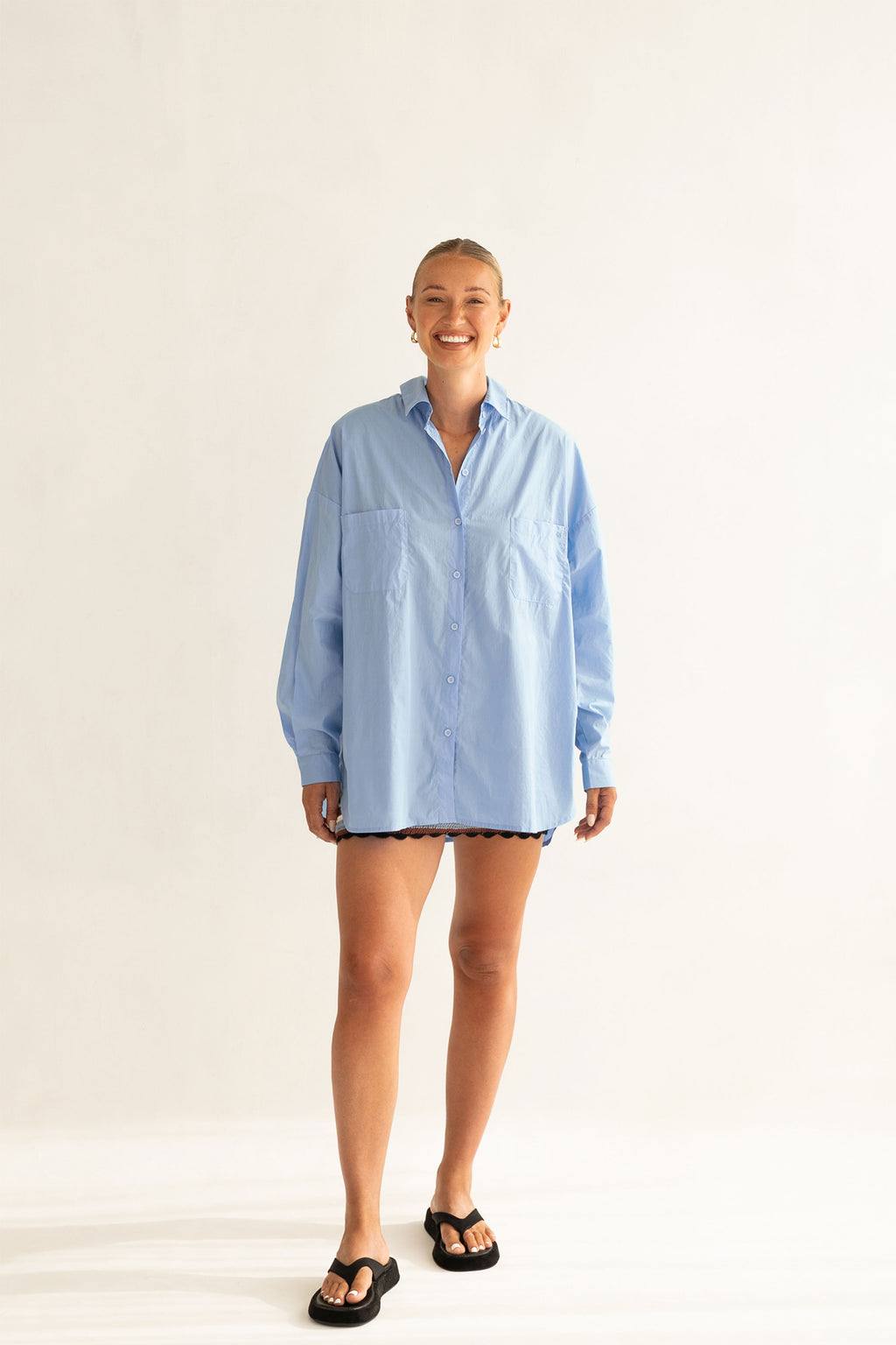 RYLEE SHIRT - Powder Blue