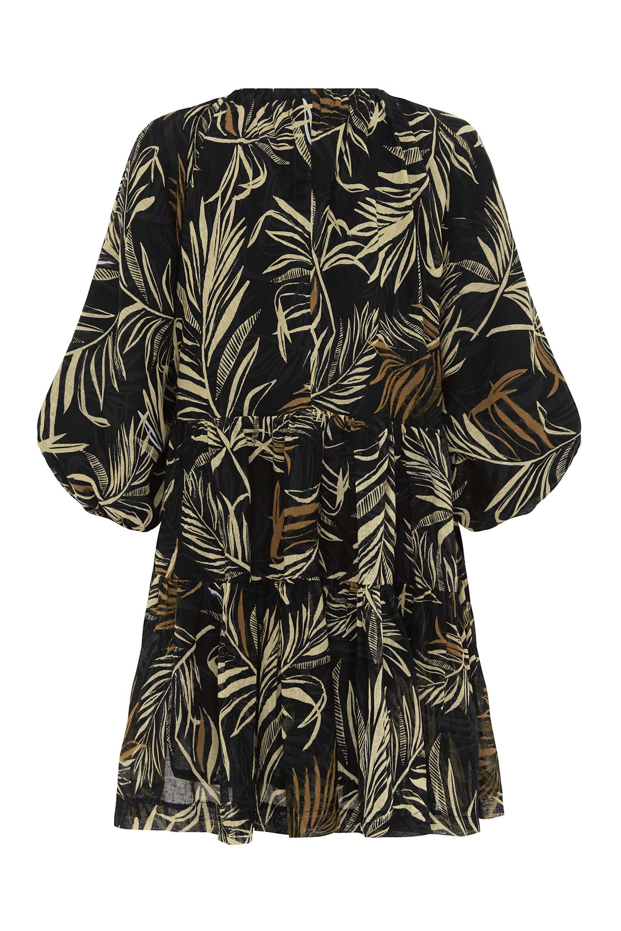 STEVIE DRESS - Palm Print